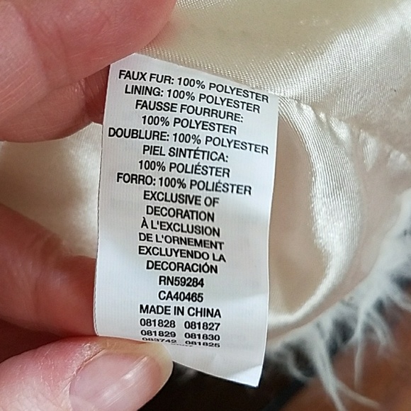 Furry vest sz Medium 7/8 - Picture 4 of 5